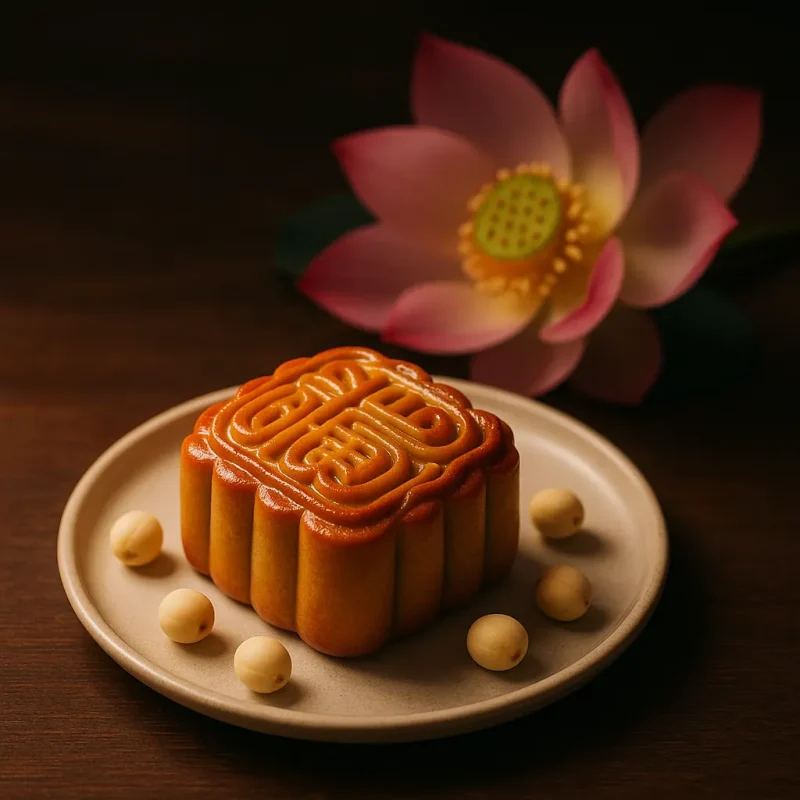 Hương hạt sen góp phần tạo nên nhân bánh trung thu có mùi thơm nhẹ nhàng, tinh tế